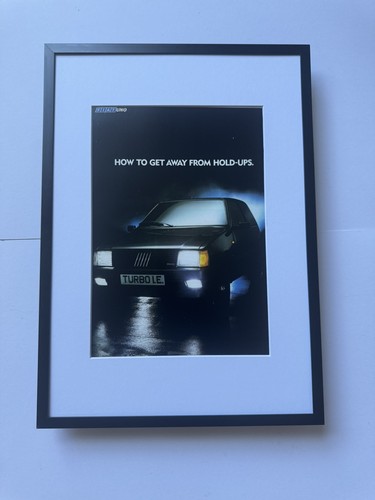 New framed print mk1 fiat - framed, uno