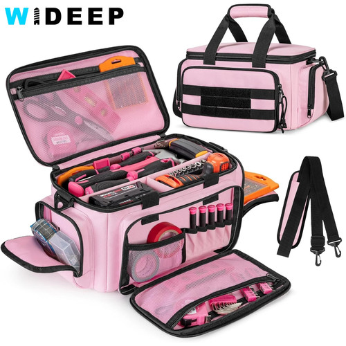 Pink tool bag - pink, heavy