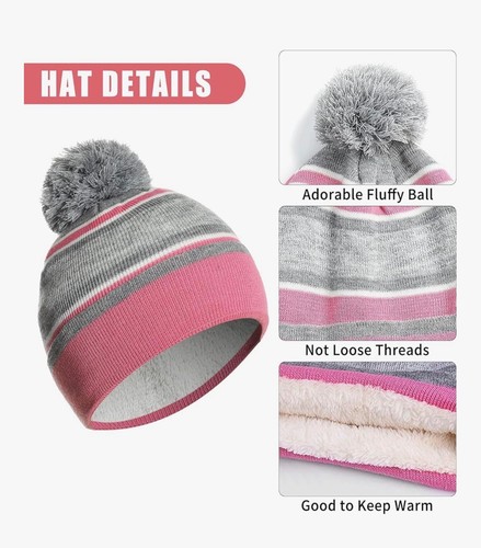 Kids girls hat - kids, scarf