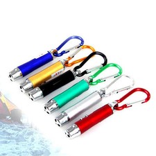 3in1 Aluminium LED Torch Las UV Light Mini Pocket KeyRing Detection Pen