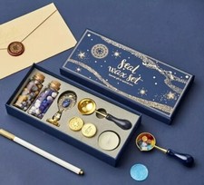 Craft Gift Set Wax Seal Stamp Kit Letter Seal Double Wax Xmas Gift 