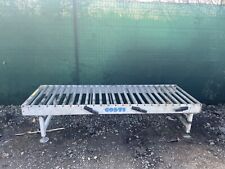 Costi Roller Conveyor Bed 2.4mtx 0.8m Log Processor Warehouse Factory Packaging