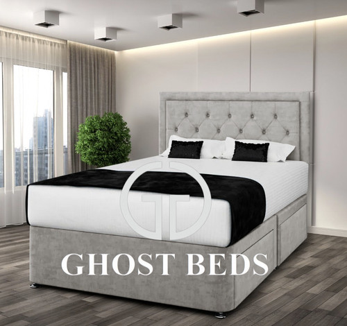 Rio plush velvet divan bed - bed, set