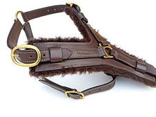 LEATHER DOG HARNESS LARGE