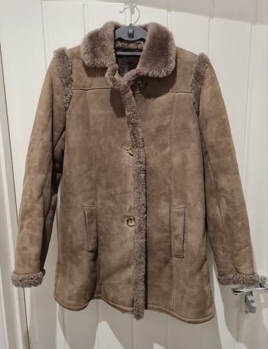 Vintage real sheepskin coat - vintage,
