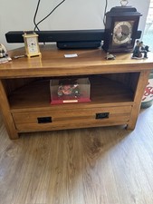 Farm House Rustic Oak Tv Stand
