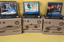 Shell 1:64 James Bond 007 cars: Lotus Esprit/BMX Z3 Roadster/Sunbream Alpine 5