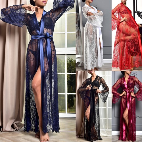 Sexy sheer lace - sheer, long