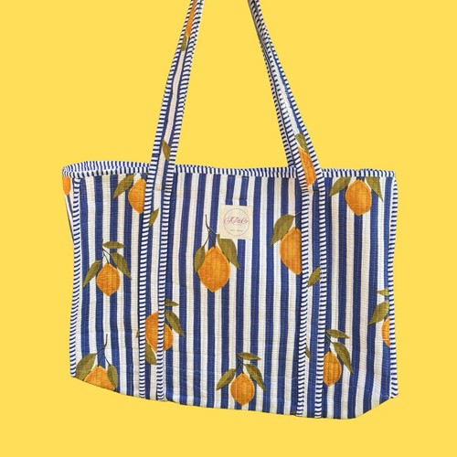 Quilted striped citrus - jp,