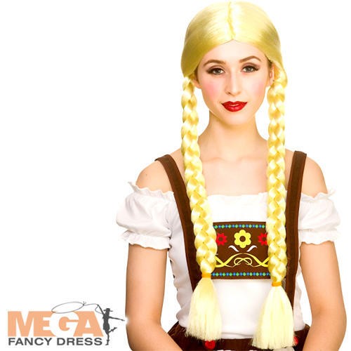 Oktoberfest beer girl - beer, wig