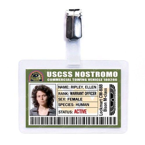 Alien ellen ripley - id, card