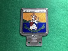 Early St Christopher Car Badge Made By J R Gaunt , London.