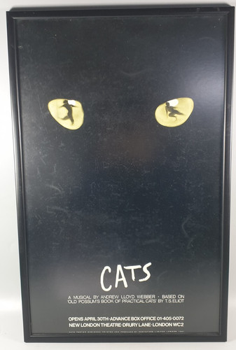 Framed cats original theatre - framed,