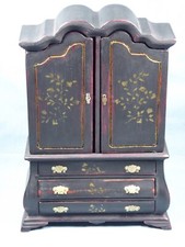 Dolls House 1:12 - Furniture - Artisan?  Painted detailed Wardrobe/armoire