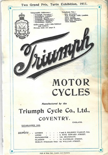 Triumph project 1911 1912 - 1911,