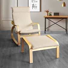 Beige European Linen Chair and