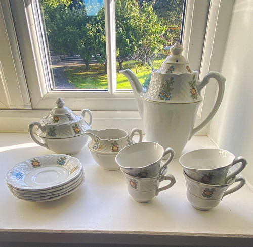 Royal cauldon 9pc - royal, tea