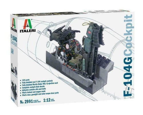 Italeri f104g cockpit - italeri,