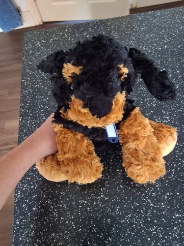 Rottweiler soft toy dog