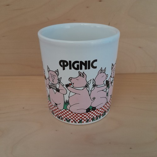 Pignic pig mug 1980 - mug,