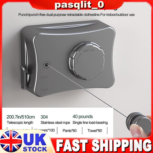 Retractable washing line - retractable,