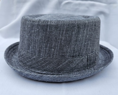 Classic cotton pork pie hat - cotton,