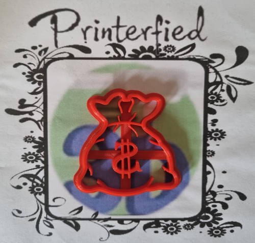 Money bag cookie - money,