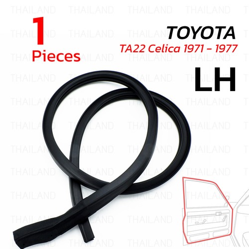 Left weatherstrip door rubber - left,