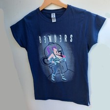 Futurama T Shirt Benders Womens Navy Cotton Gildan Official Merchandise Medium