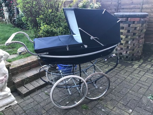 Silver cross hand built pram - silver,