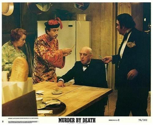 Murder death lobby card - by,