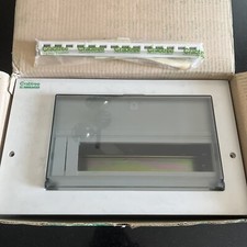 crabtree starbreaker metal cased enclosure 14 way consumer unit 90’s with Busbar