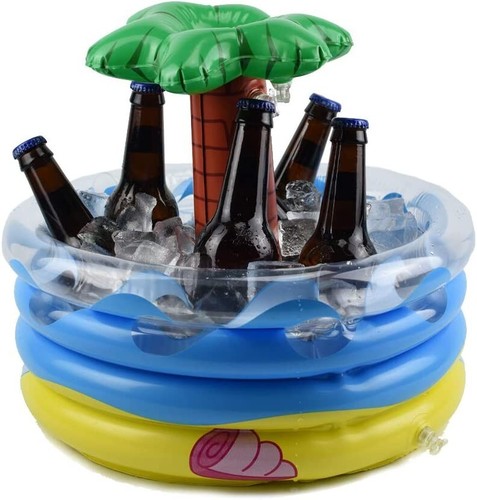 Palm tree inflatable cooler - inflatable,
