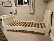 Aspace Cream Single Sleigh Bed.
