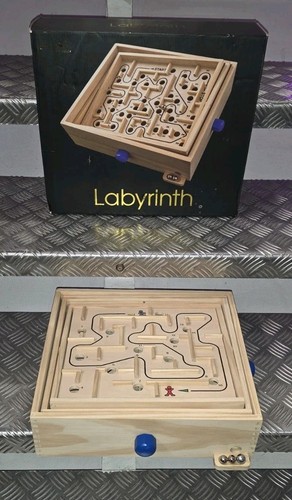 Wooden labyrinth game skill - wooden,