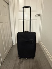 Constellation Soft Shell Carry On Suitcase Black Colour 2 Wheel Pull along