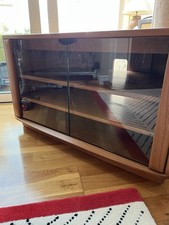 Ercol TV Stand Video Cabinet Hi-Fi Unit Corner LT  removable adjustable shelves