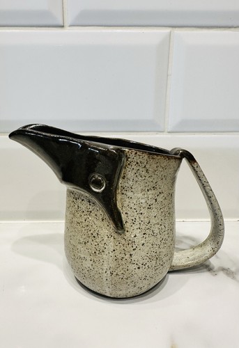 Handcrafted stoneware jug
