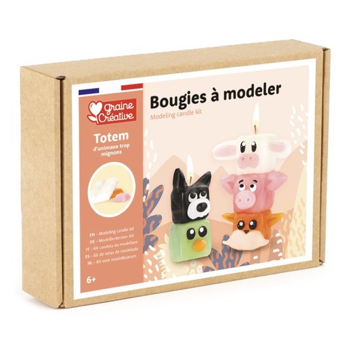 Kids candle making kit totem - kids,