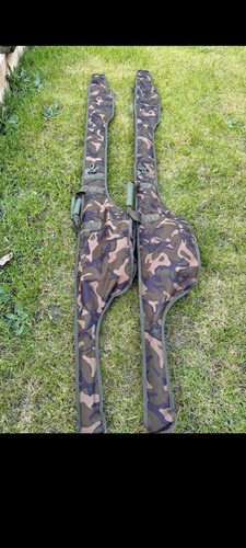 Fox camolite rod sleeves 12ft - sleeves,