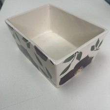 Emma Bridgewater Hellabore Design larger sized Butter Dish (no lid, base only)