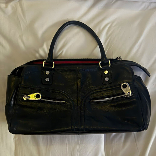 Ri2k black leather top handle - ri2k,