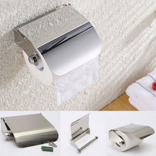 Chrome Finish Toilet Tissue Roll Wall Mounted Holder Paper Stand Dispensers UK