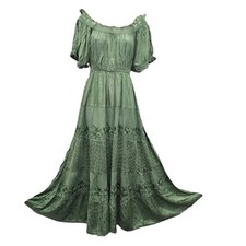 Boho Off-Shoulder Maxi Dress