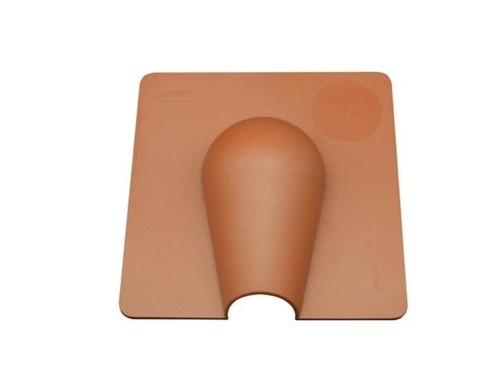 Brick blast plate brown - brick,