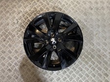 13-19 PEUGEOT 2008 17" INCH 4 STUD 10 SPOKE ALLOY WHEEL 6.5JX17CH4 (SCRATCHED)