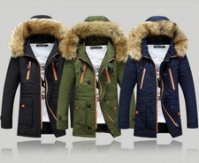 UK Mens Winter Warm Trench