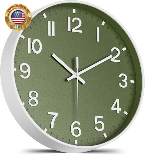 Silent wall clock non - silent, non-ticking