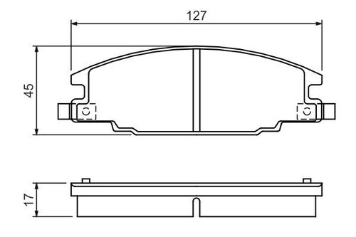 New brake pad set - set,,