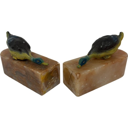 Vintage art deco duck - art, marble